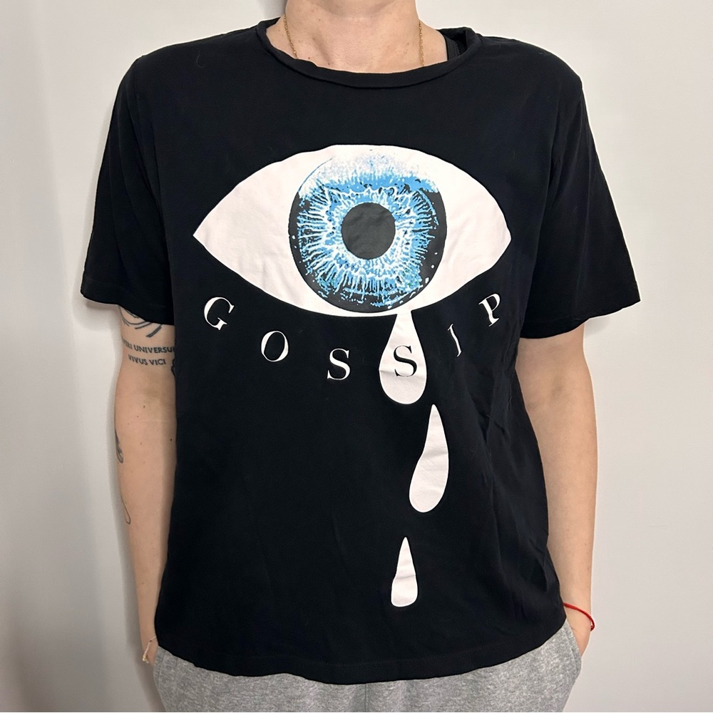 Cheap Monday 100% cotton men’s medium fun creepy eye print